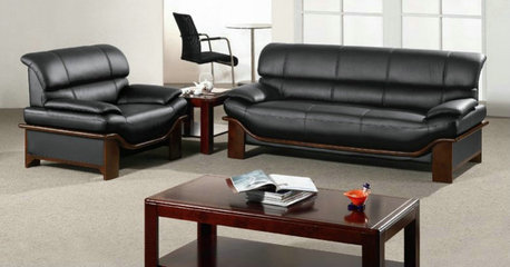 实木沙发014 西安一品佳办公家具厂的匠心之选